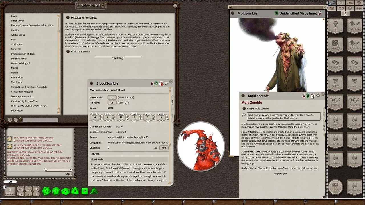 Fantasy Grounds - Creature Codex (5E) Screenshot 2