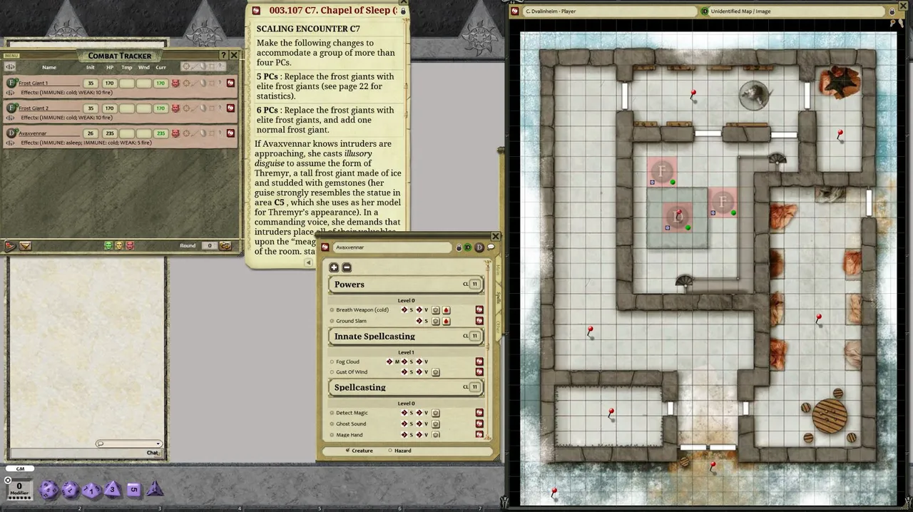 Fantasy Grounds - Pathfinder Society Playtest Scenario #4: The Frozen Oath (PFRPG2) Screenshot 2