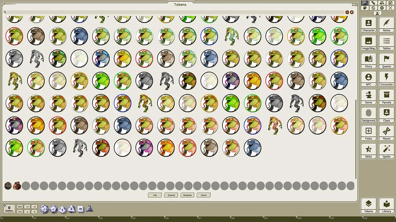 Fantasy Grounds - Strange Supernaturals, Volume 10 (Token Pack) Screenshot 1
