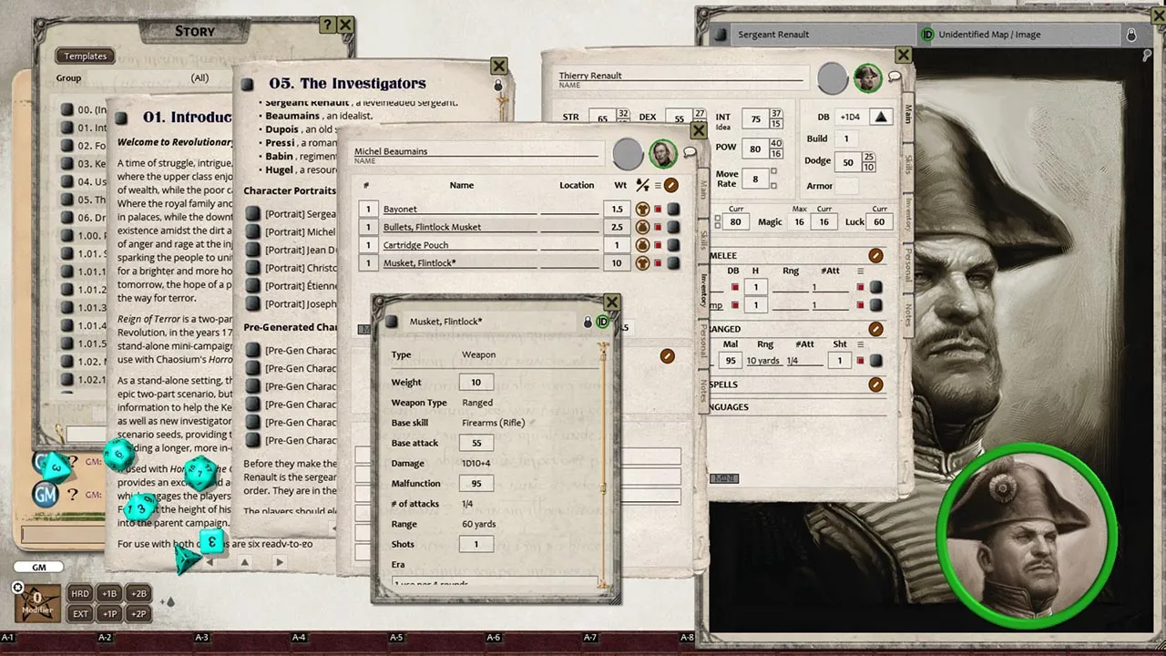 Fantasy Grounds - Reign of Terror (CoC7E) Screenshot 1