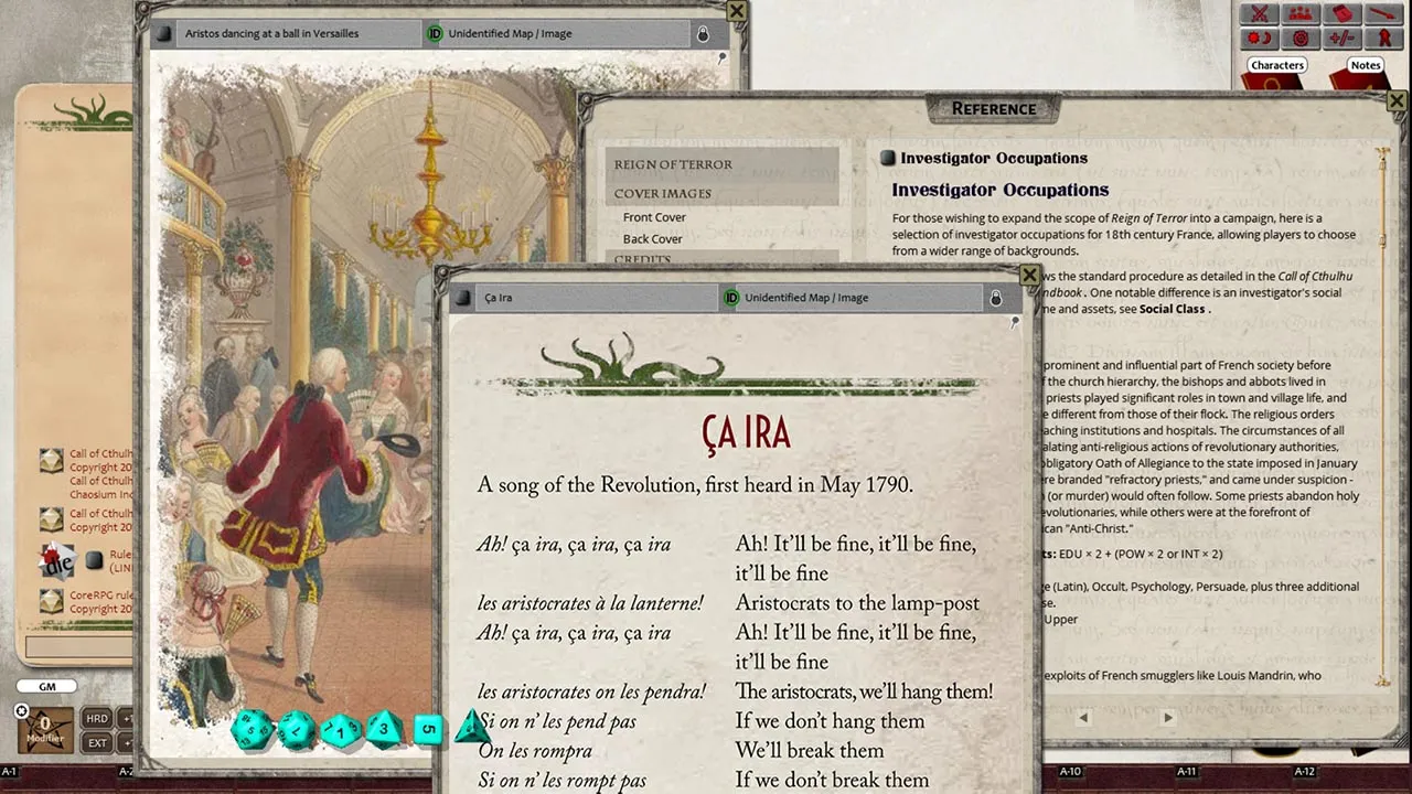 Fantasy Grounds - Reign of Terror (CoC7E) Screenshot 5