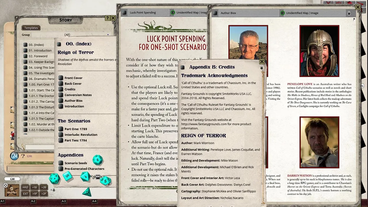 Fantasy Grounds - Reign of Terror (CoC7E) Screenshot 2