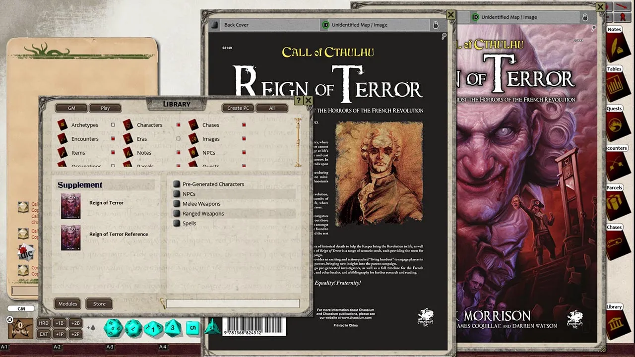 Fantasy Grounds - Reign of Terror (CoC7E) Screenshot 0