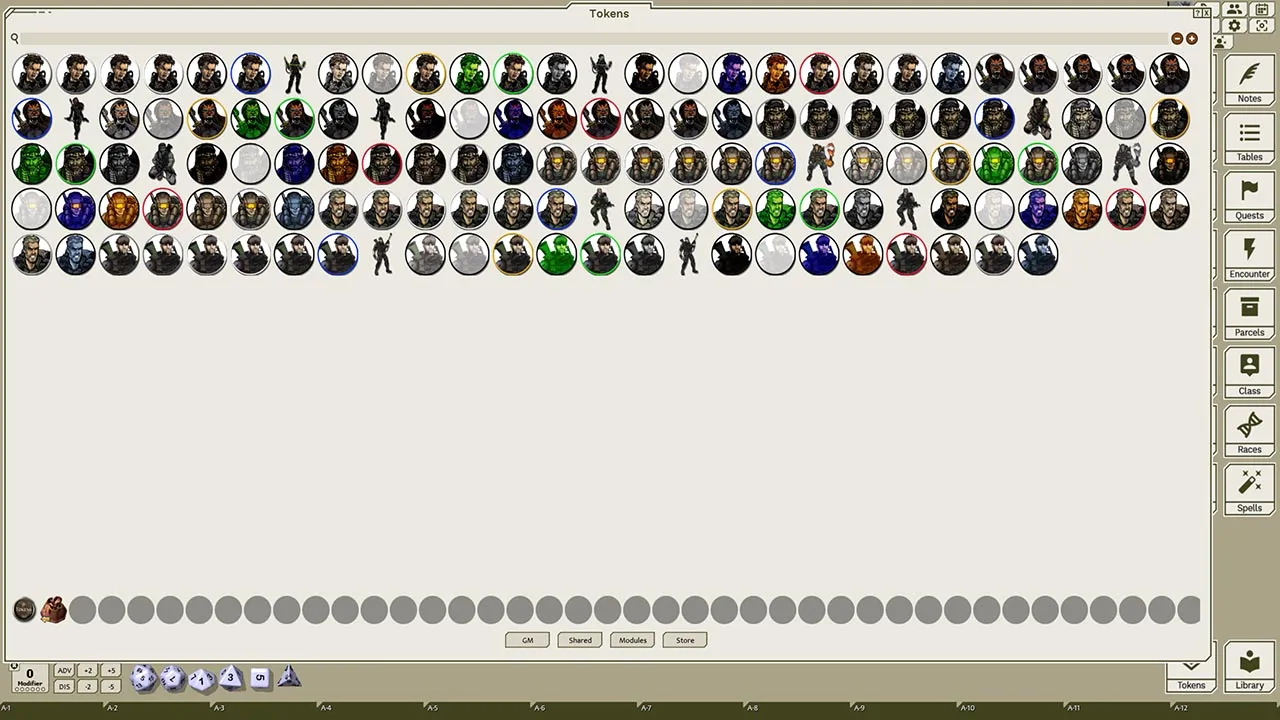 Fantasy Grounds - Moderns, Volume 5 (Token Pack) Screenshot 1