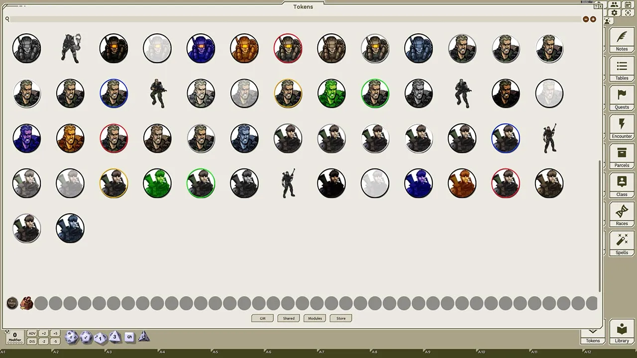 Fantasy Grounds - Moderns, Volume 5 (Token Pack) Screenshot 4