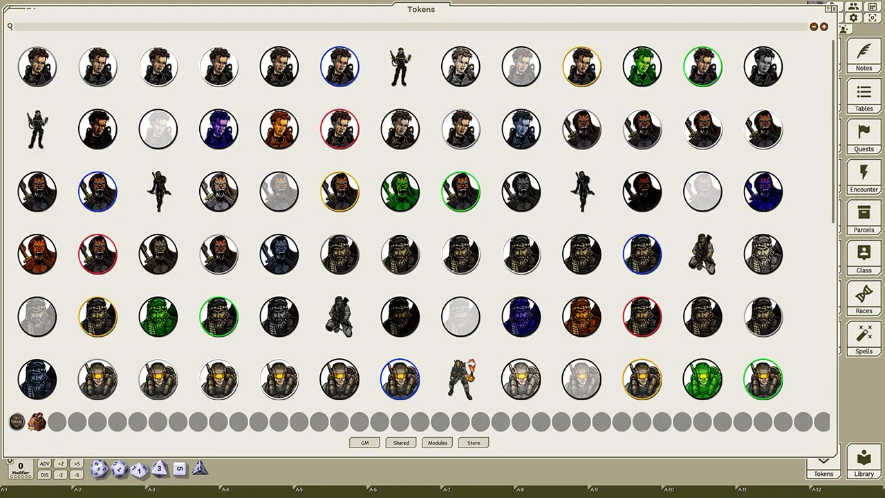 Fantasy Grounds - Moderns, Volume 5 (Token Pack) Screenshot 0