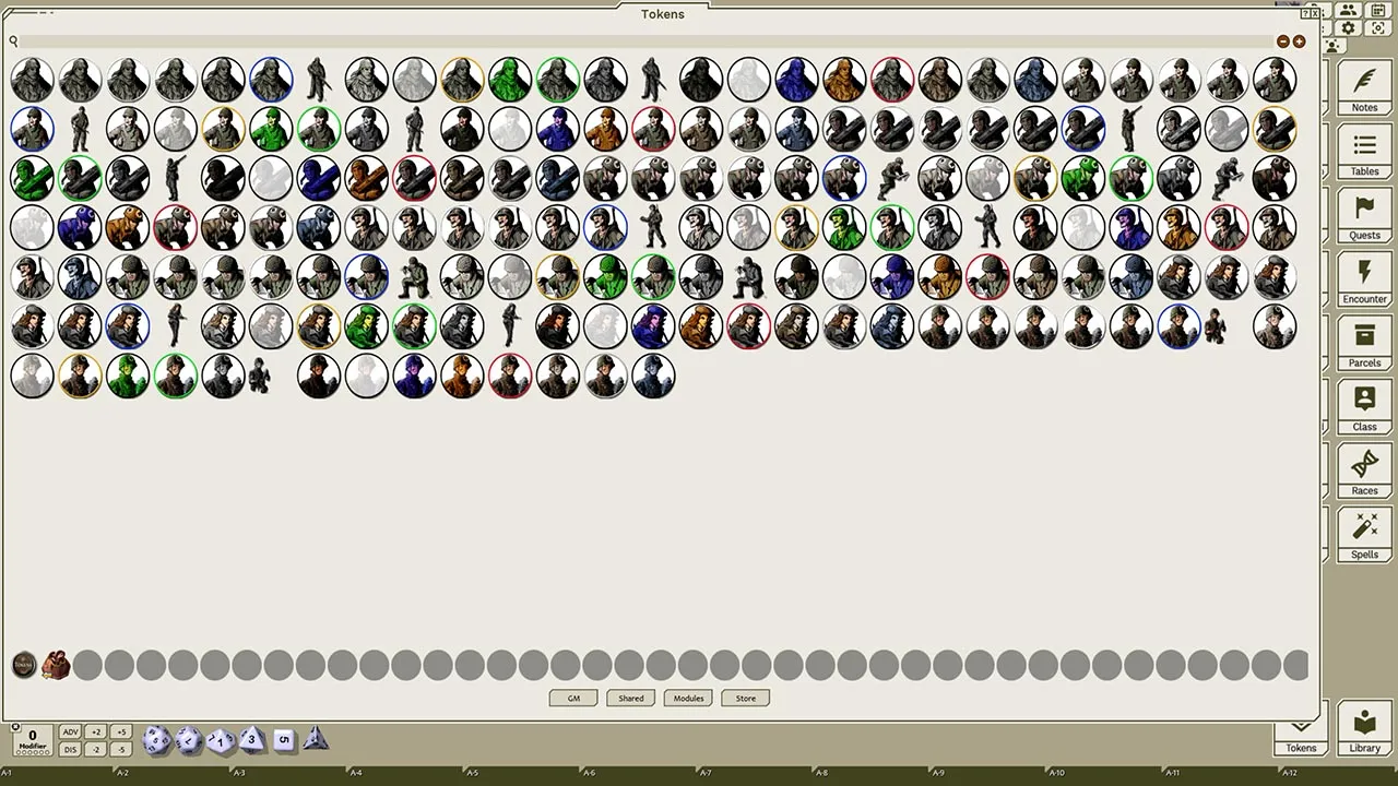 Fantasy Grounds - Moderns, Volume 6 (Token Pack) Screenshot 1