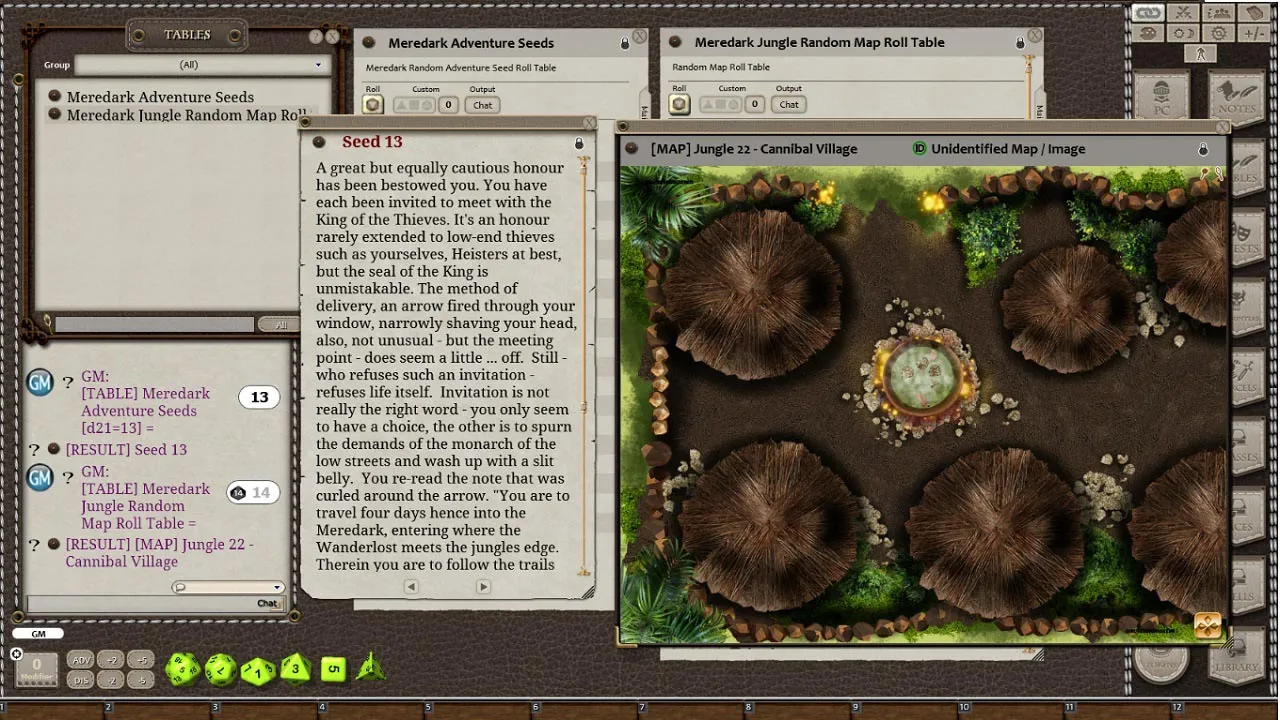 Fantasy Grounds - Meanders Map Pack: Meredark Jungle (Map Pack) Screenshot 1