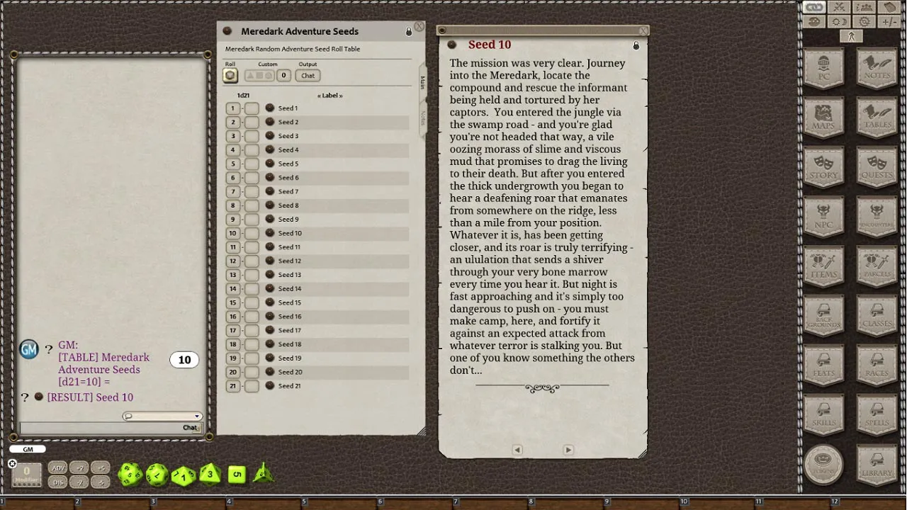 Fantasy Grounds - Meanders Map Pack: Meredark Jungle (Map Pack) Screenshot 0