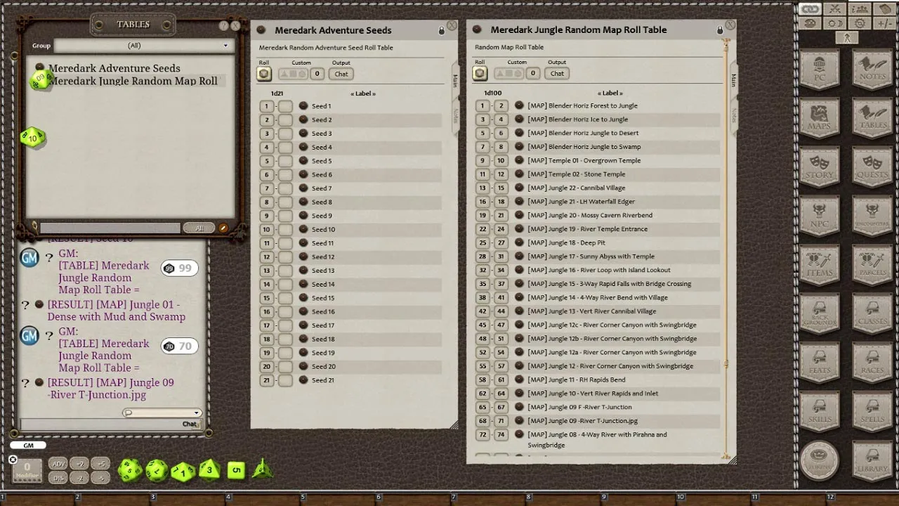 Fantasy Grounds - Meanders Map Pack: Meredark Jungle (Map Pack) Screenshot 2