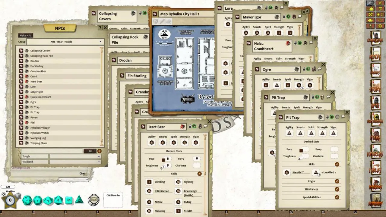 Fantasy Grounds - A06: Bear Trouble (Savage Worlds) Screenshot 1