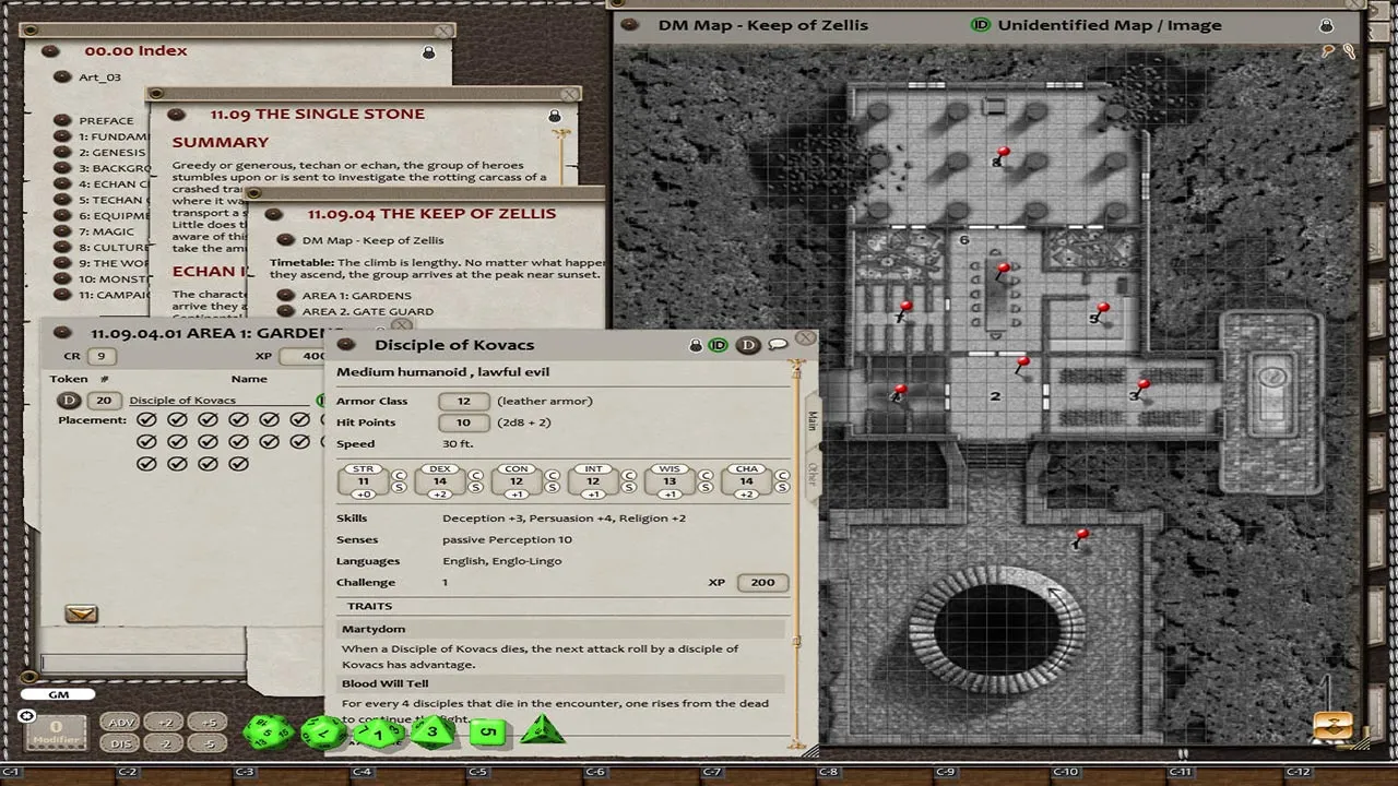 Fantasy Grounds - Amethyst: Quintessence (5E) Screenshot 3