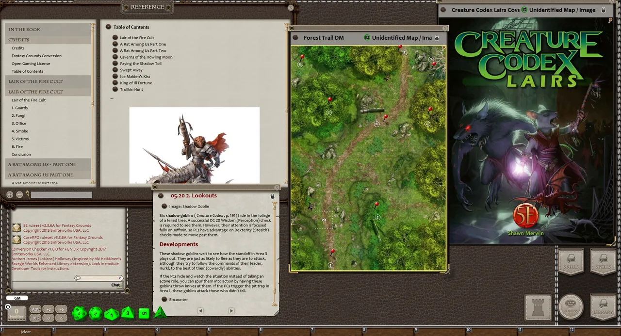 Fantasy Grounds - Creature Codex Lairs (5E) Screenshot 2