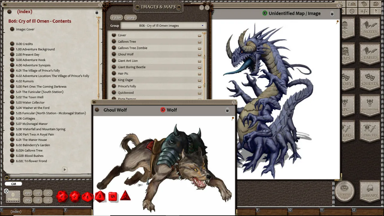 Fantasy Grounds - B06: Cry of Ill Omen (5E) Screenshot 0