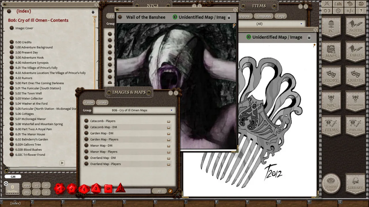 Fantasy Grounds - B06: Cry of Ill Omen (5E) Screenshot 1