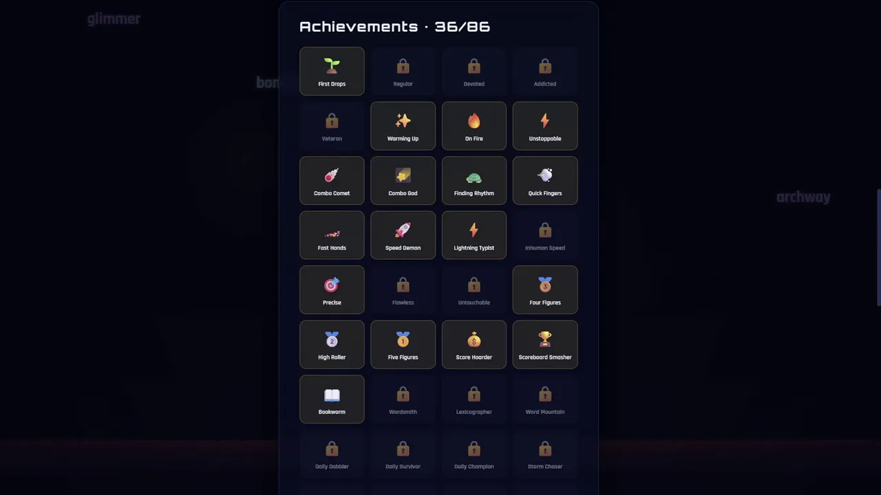 Typerain Screenshot 0
