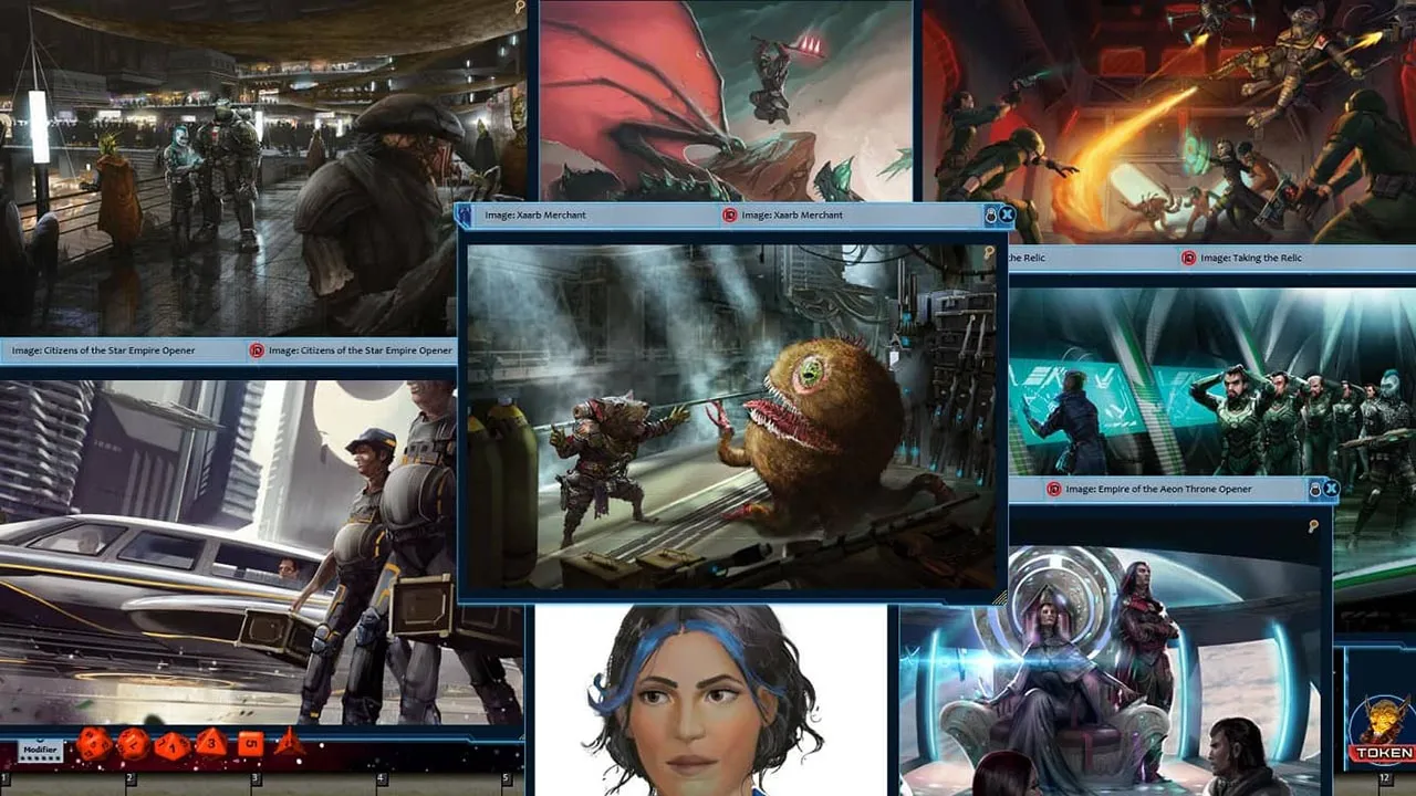 Fantasy Grounds - Starfinder RPG - Against the Aeon Throne AP 2: Escape from the Prison Moon (SFRPG) Screenshot 1