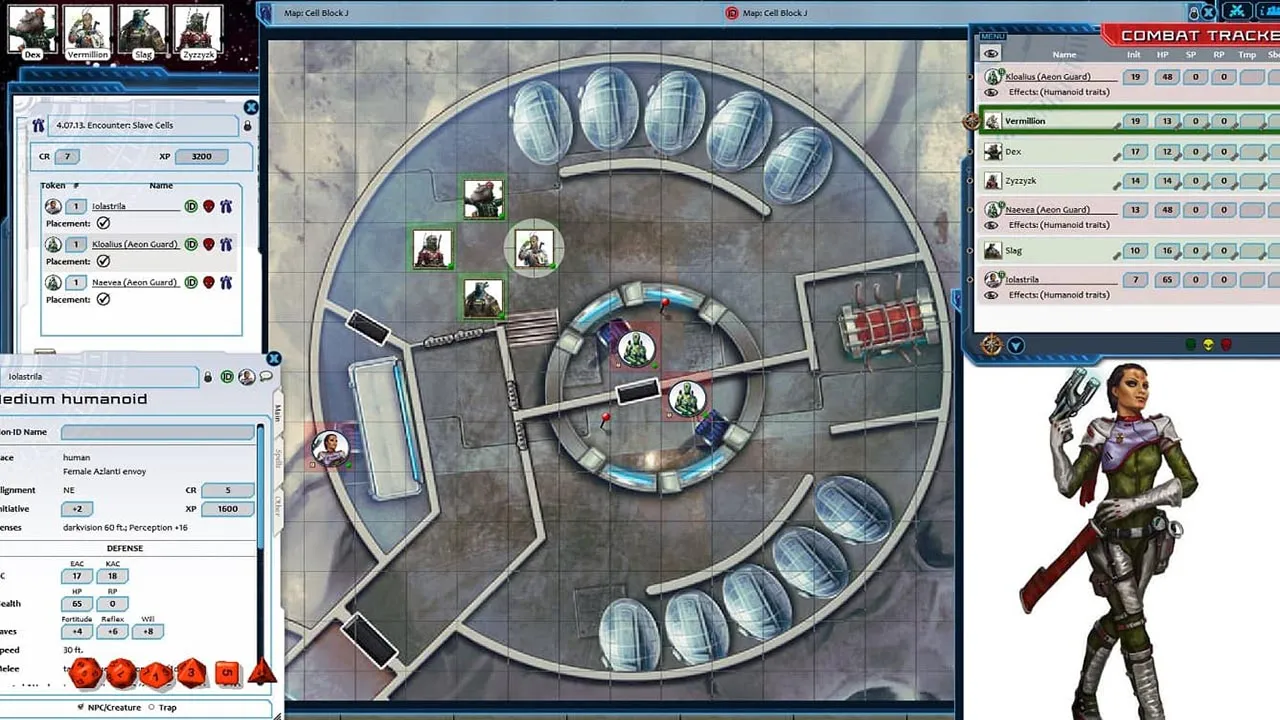 Fantasy Grounds - Starfinder RPG - Against the Aeon Throne AP 2: Escape from the Prison Moon (SFRPG) Screenshot 6