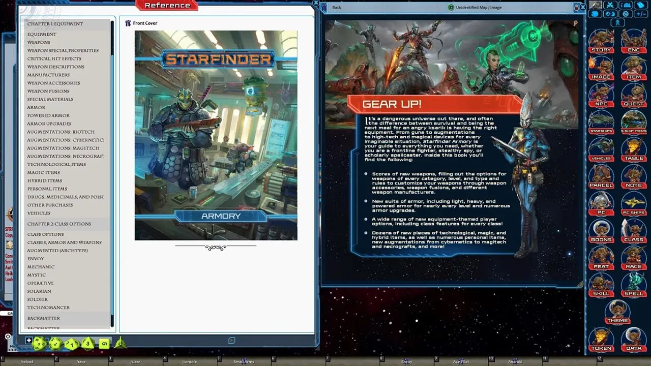 Fantasy Grounds - Starfinder RPG - Starfinder Armory (SFRPG) Screenshot 3