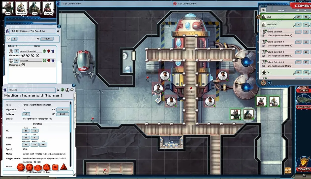 Fantasy Grounds - Starfinder RPG - Against the Aeon Throne AP 3: The Rune Drive Gambit (SFRPG) Screenshot 4