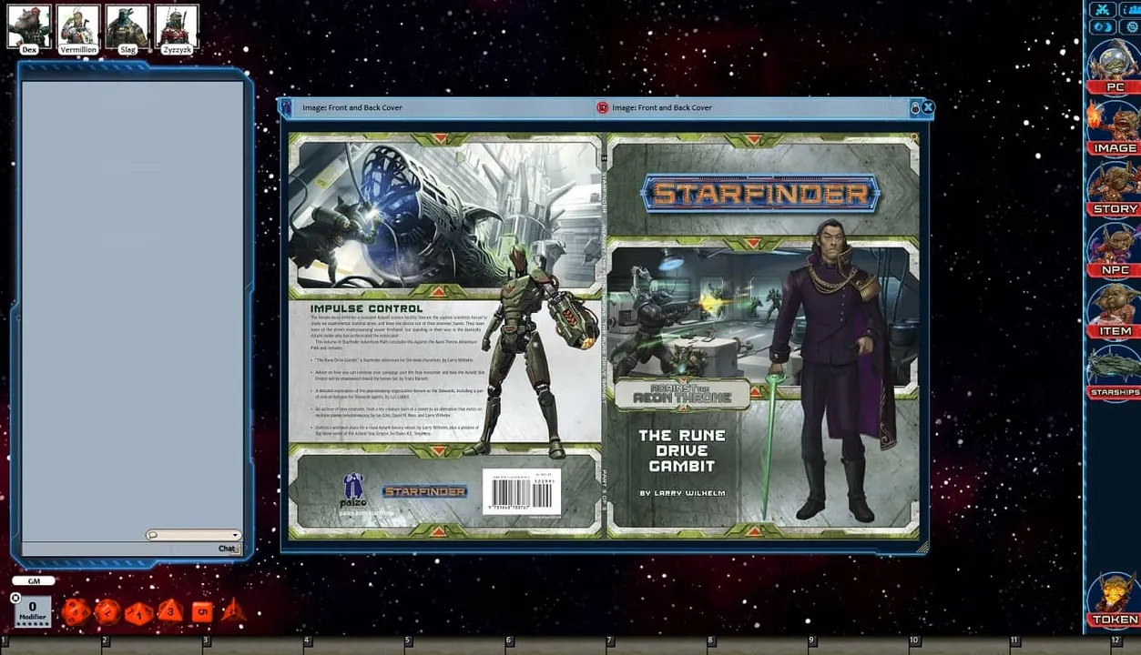 Fantasy Grounds - Starfinder RPG - Against the Aeon Throne AP 3: The Rune Drive Gambit (SFRPG) Screenshot 0