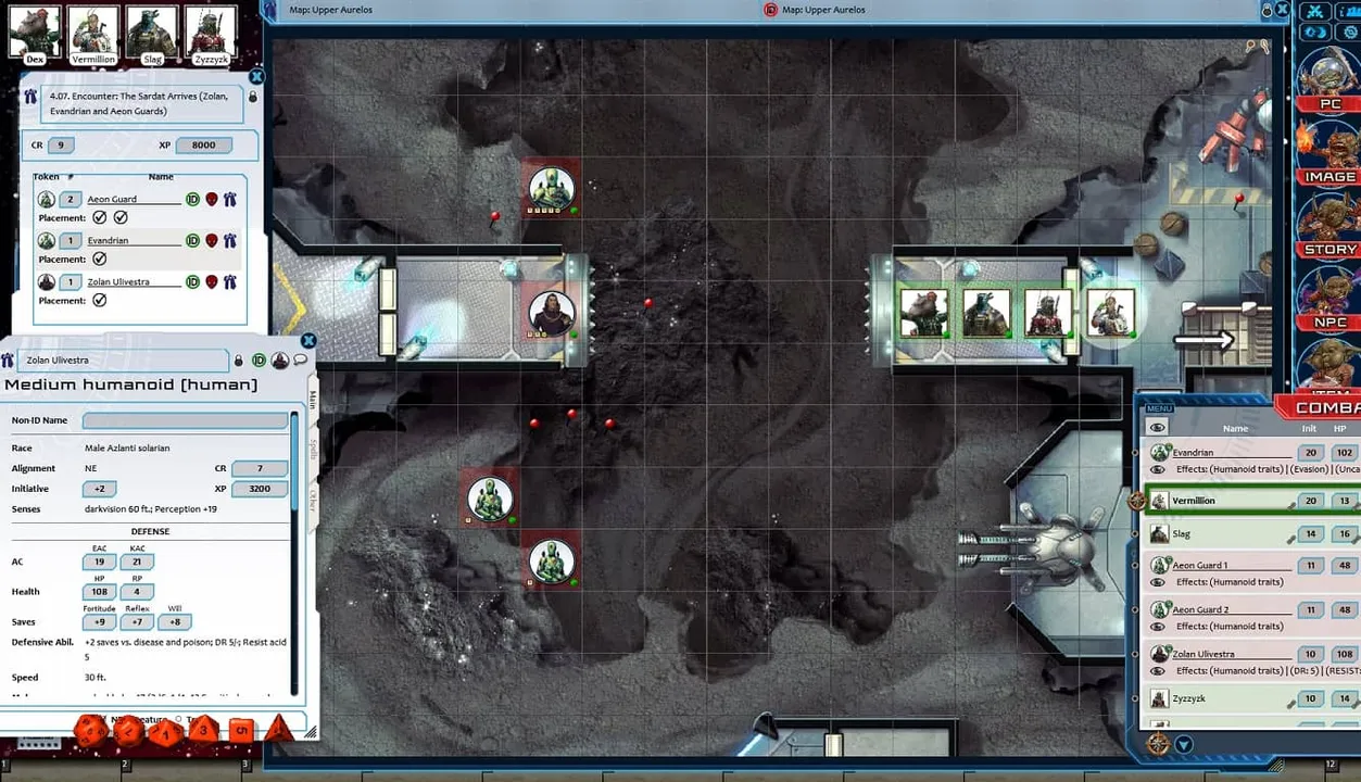 Fantasy Grounds - Starfinder RPG - Against the Aeon Throne AP 3: The Rune Drive Gambit (SFRPG) Screenshot 6