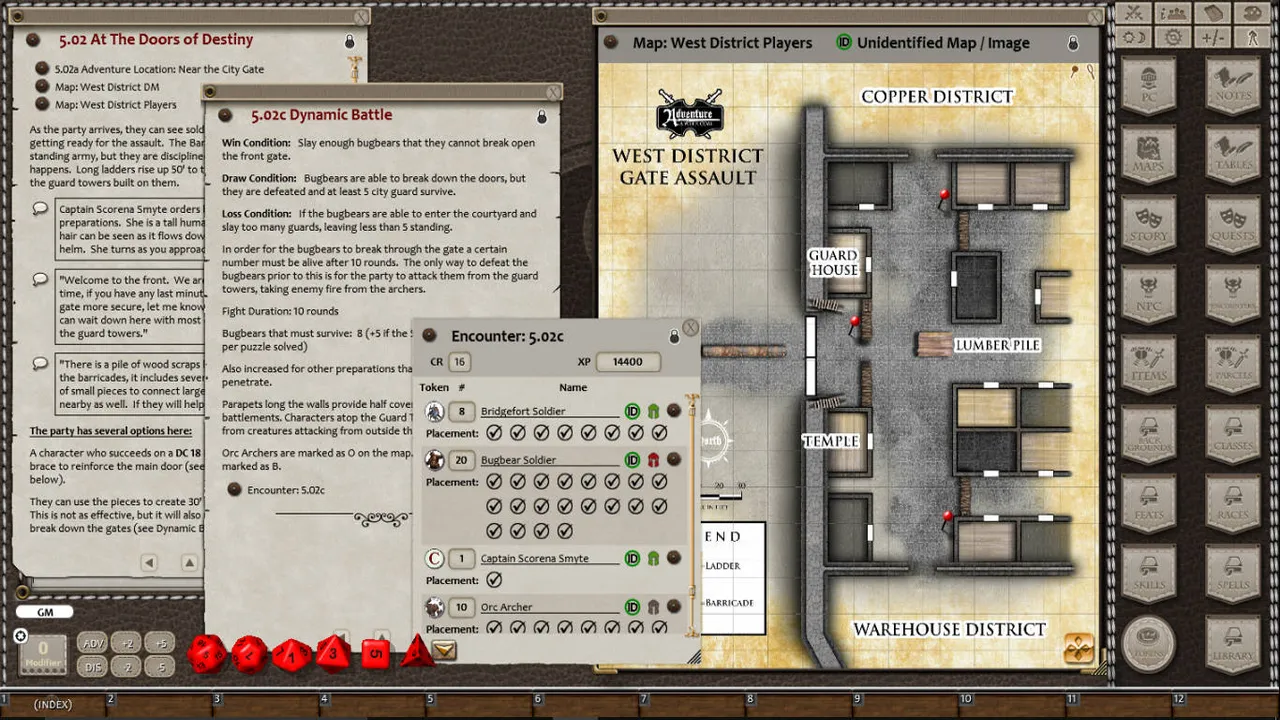 Fantasy Grounds - B14: The Battle for Bridgefort (5E) Screenshot 1
