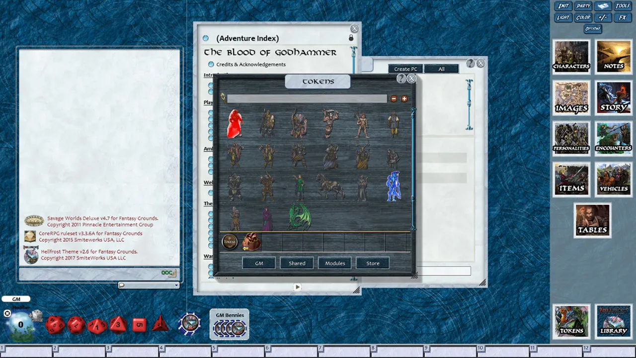 Fantasy Grounds - Hellfrost - The Blood of Godhammer (Savage Worlds) Screenshot 3