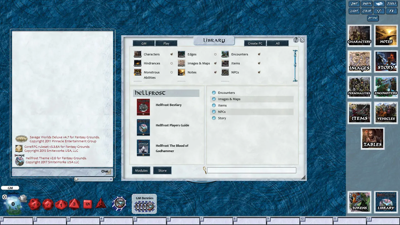 Fantasy Grounds - Hellfrost - The Blood of Godhammer (Savage Worlds) Screenshot 0
