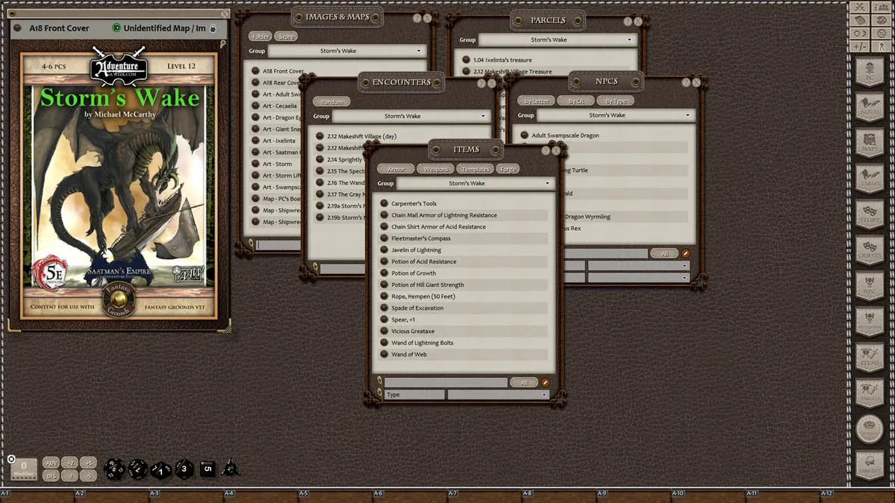 Fantasy Grounds - A18: Storm's Wake (5E) Screenshot 1