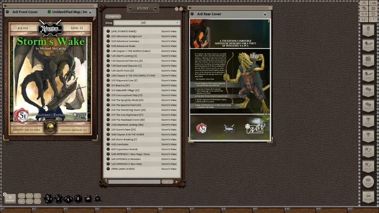 Fantasy Grounds - A18: Storm's Wake (5E) Screenshot 3