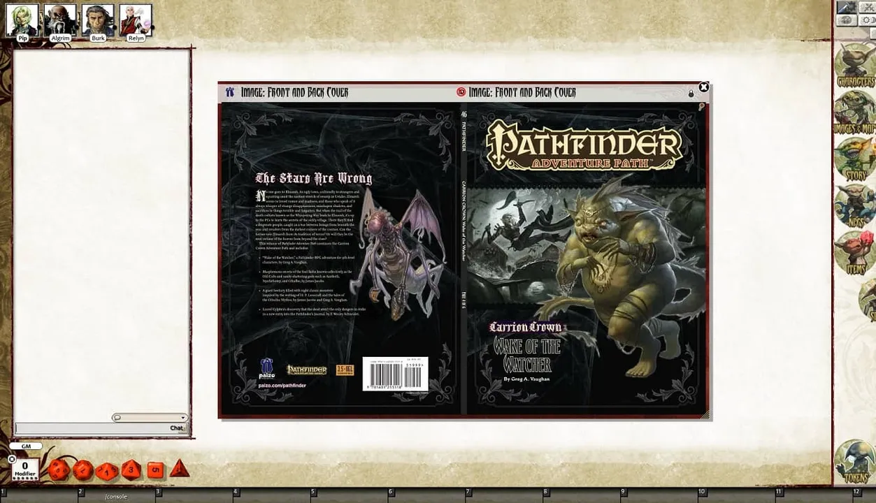 Fantasy Grounds - Pathfinder RPG - Carrion Crown AP 4: Wake of the Watcher (PFRPG) Screenshot 0