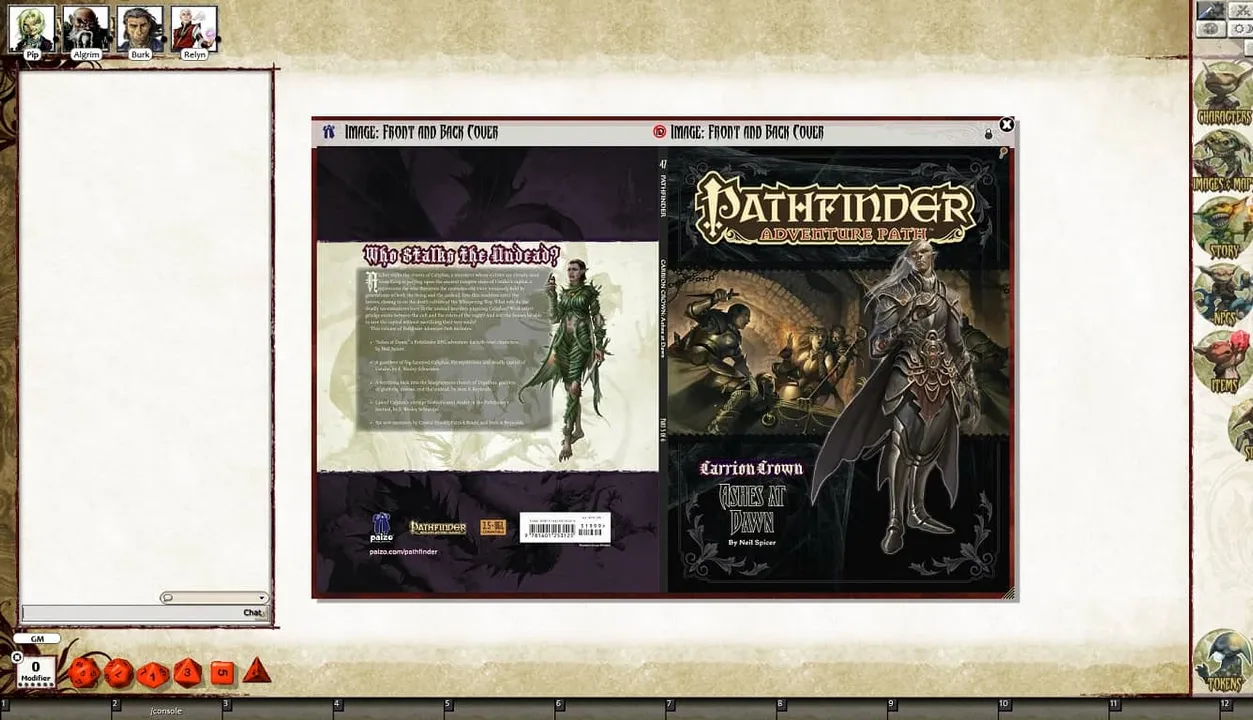 Fantasy Grounds - Pathfinder RPG - Carrion Crown AP 5: Ashes at Dawn (PFRPG) Screenshot 0