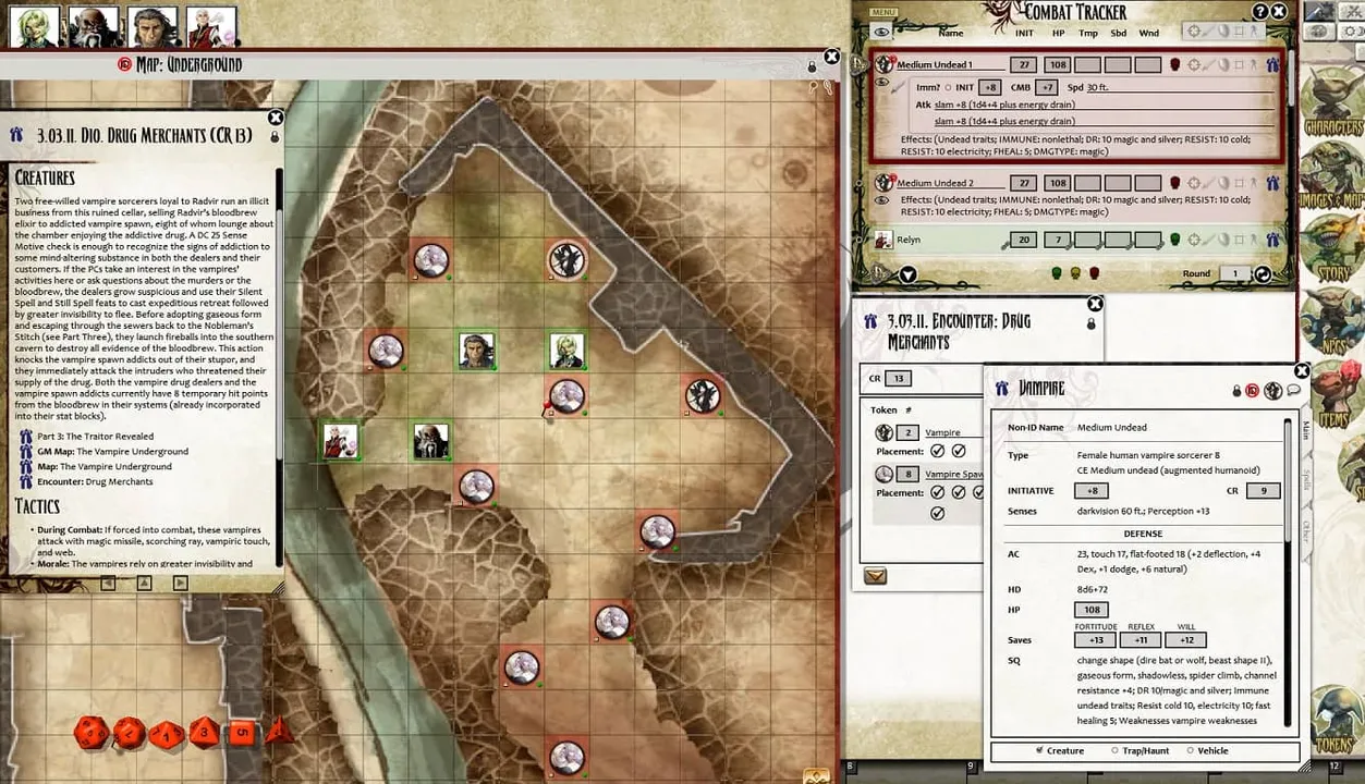 Fantasy Grounds - Pathfinder RPG - Carrion Crown AP 5: Ashes at Dawn (PFRPG) Screenshot 4