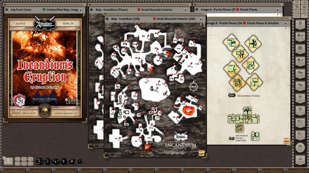 Fantasy Grounds - A19: Incandium's Eruption (5E) Screenshot 3