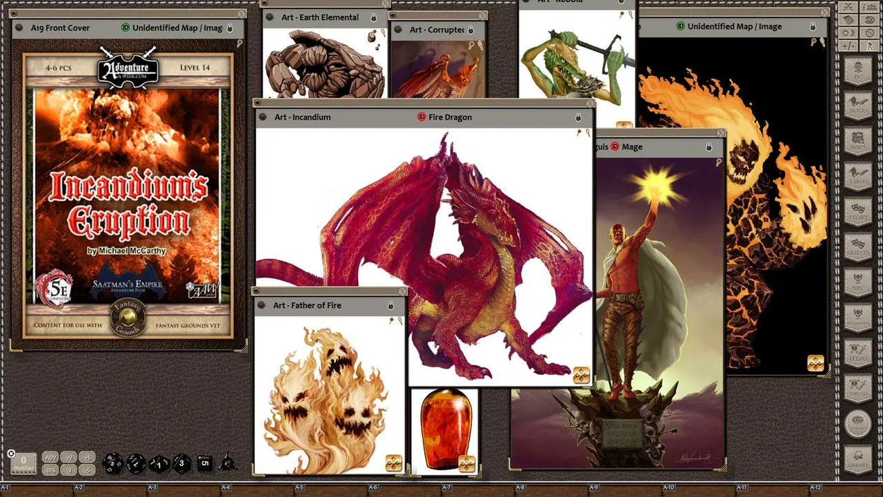 Fantasy Grounds - A19: Incandium's Eruption (5E) Screenshot 4
