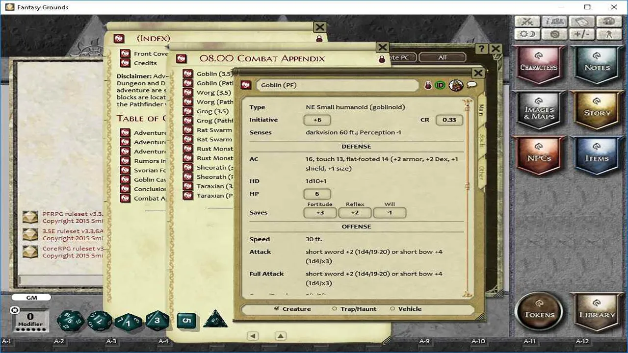 Fantasy Grounds - C02: Goblin Cave (PFRPG) Screenshot 3
