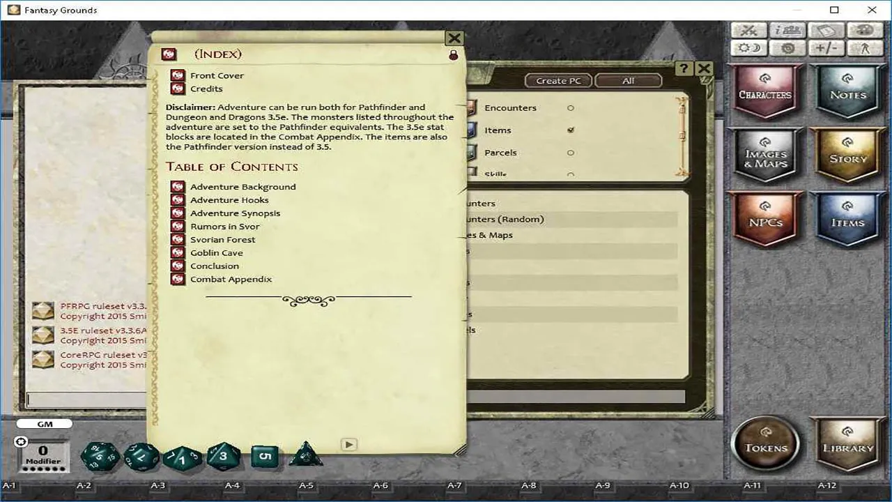Fantasy Grounds - C02: Goblin Cave (PFRPG) Screenshot 2