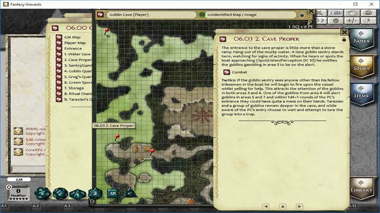Fantasy Grounds - C02: Goblin Cave (PFRPG) Screenshot 4