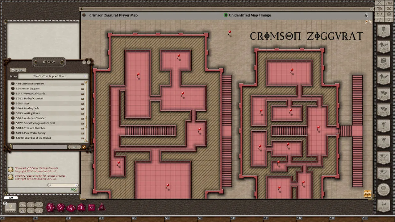 Fantasy Grounds - The City That Dripped Blood (5E) Screenshot 1