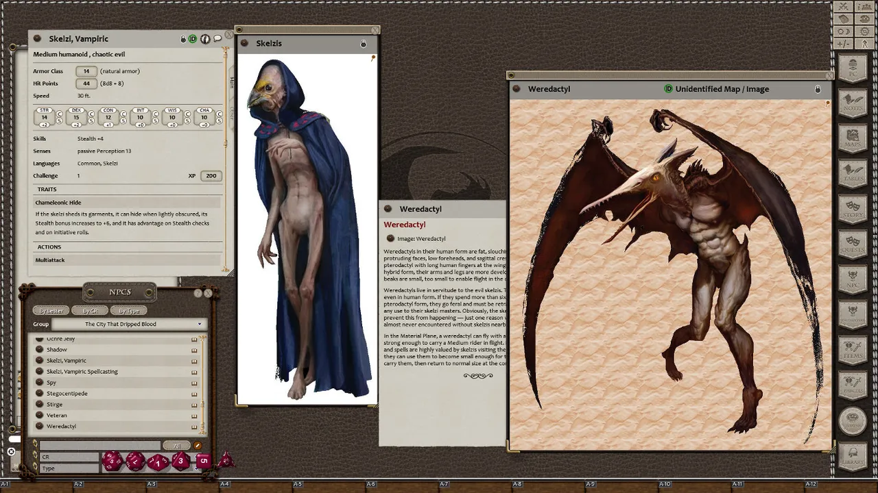 Fantasy Grounds - The City That Dripped Blood (5E) Screenshot 3