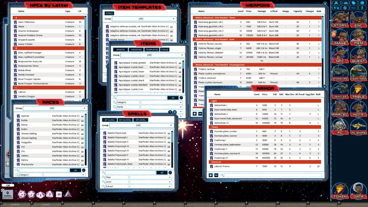 Fantasy Grounds - Starfinder Alien Archive 2 (SFRPG) Screenshot 3