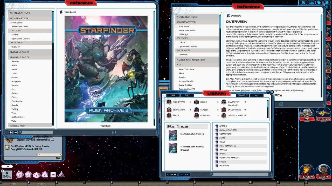 Fantasy Grounds - Starfinder Alien Archive 2 (SFRPG) Screenshot 1