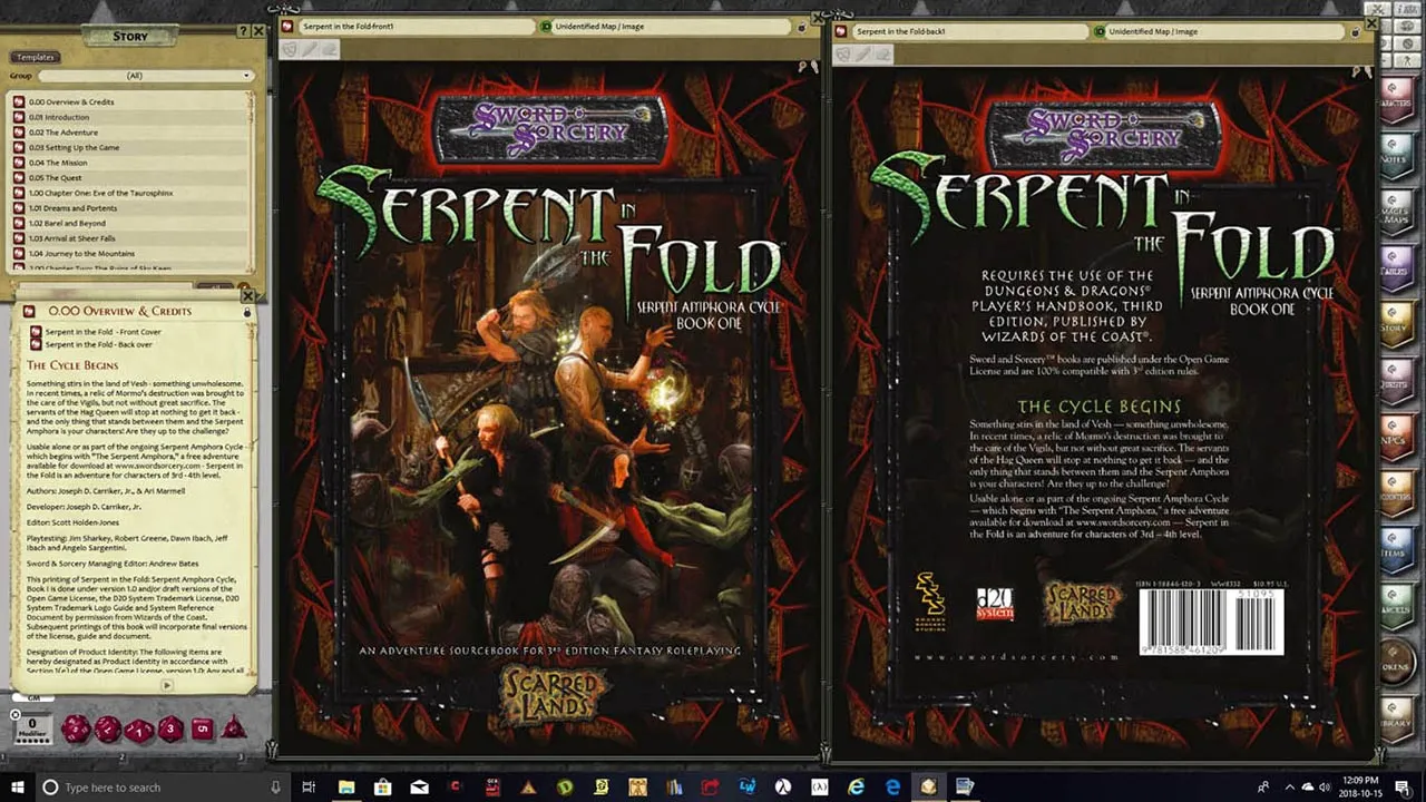 Fantasy Grounds - Serpent Amphora Cycle Book 1: Serpent in the Fold (PFRPG) Screenshot 1