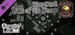 Fantasy Grounds - Rise of the Drow Map Pack (Map Pack)