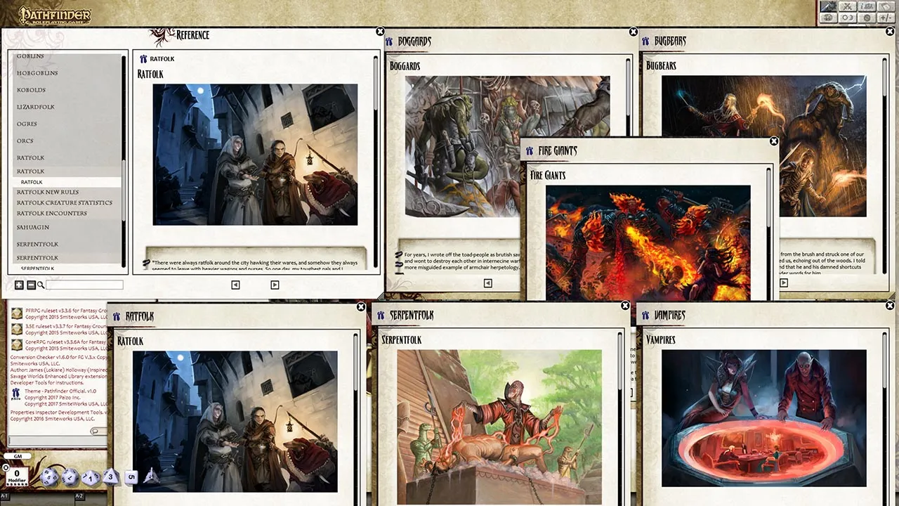 Fantasy Grounds - Pathfinder RPG - Monster Codex (PFRPG) Screenshot 1