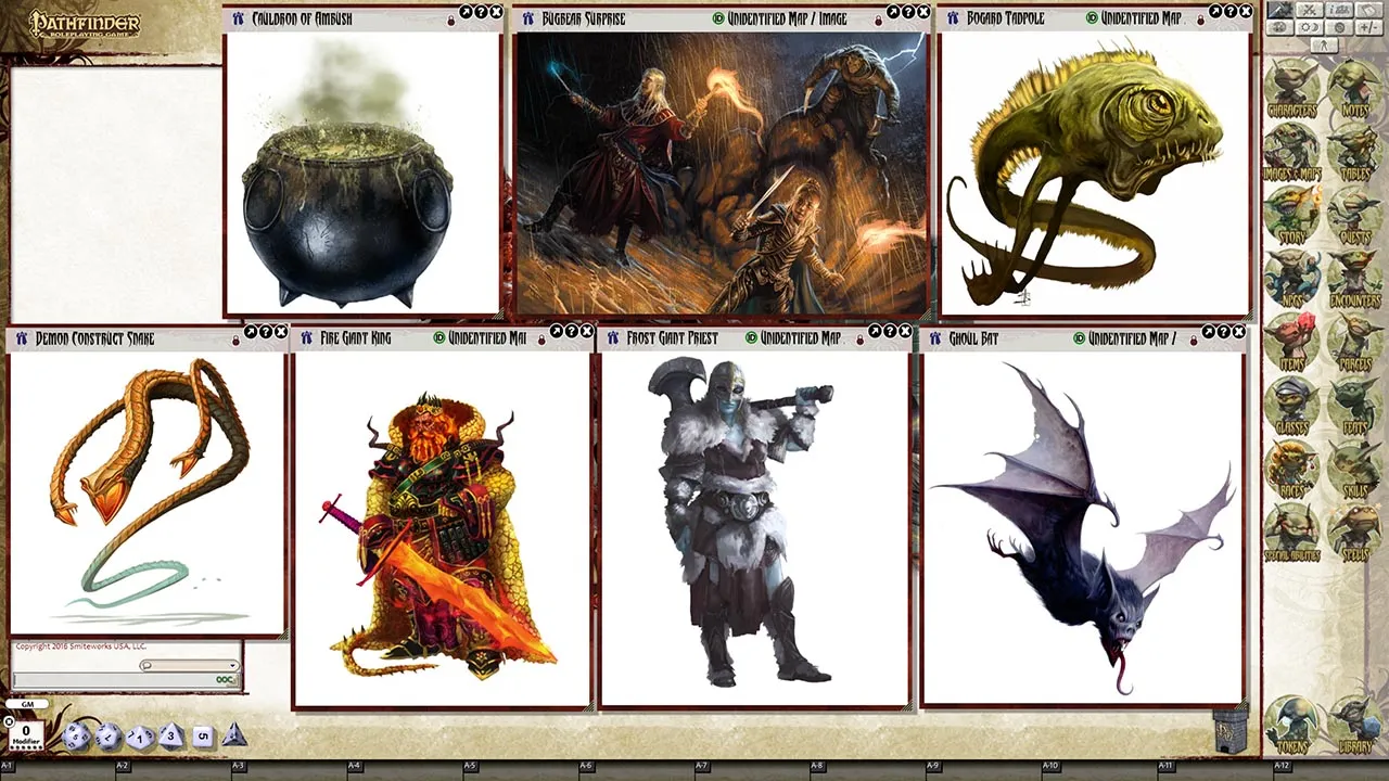 Fantasy Grounds - Pathfinder RPG - Monster Codex (PFRPG) Screenshot 0