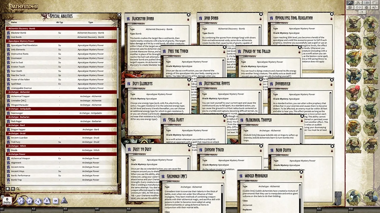 Fantasy Grounds - Pathfinder RPG - Monster Codex (PFRPG) Screenshot 7