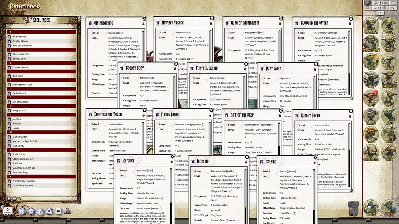 Fantasy Grounds - Pathfinder RPG - Monster Codex (PFRPG) Screenshot 8