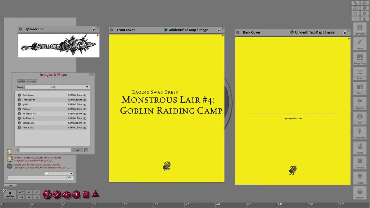 Fantasy Grounds - Monstrous Lair #4: Goblin Raiding Camp (Any Ruleset) Screenshot 4